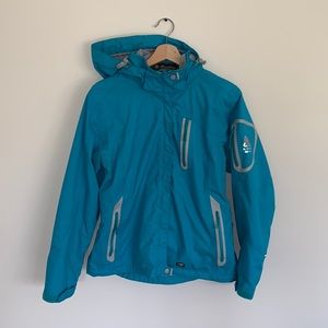 Wet skins rain coat and splash pants